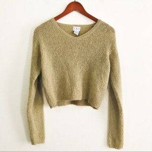 INC International Concepts Cropped Mohair Knit Sweater Size Small
